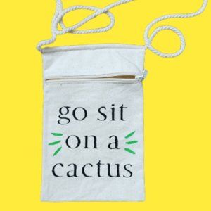 New Hand Painted Canvas Crossbody